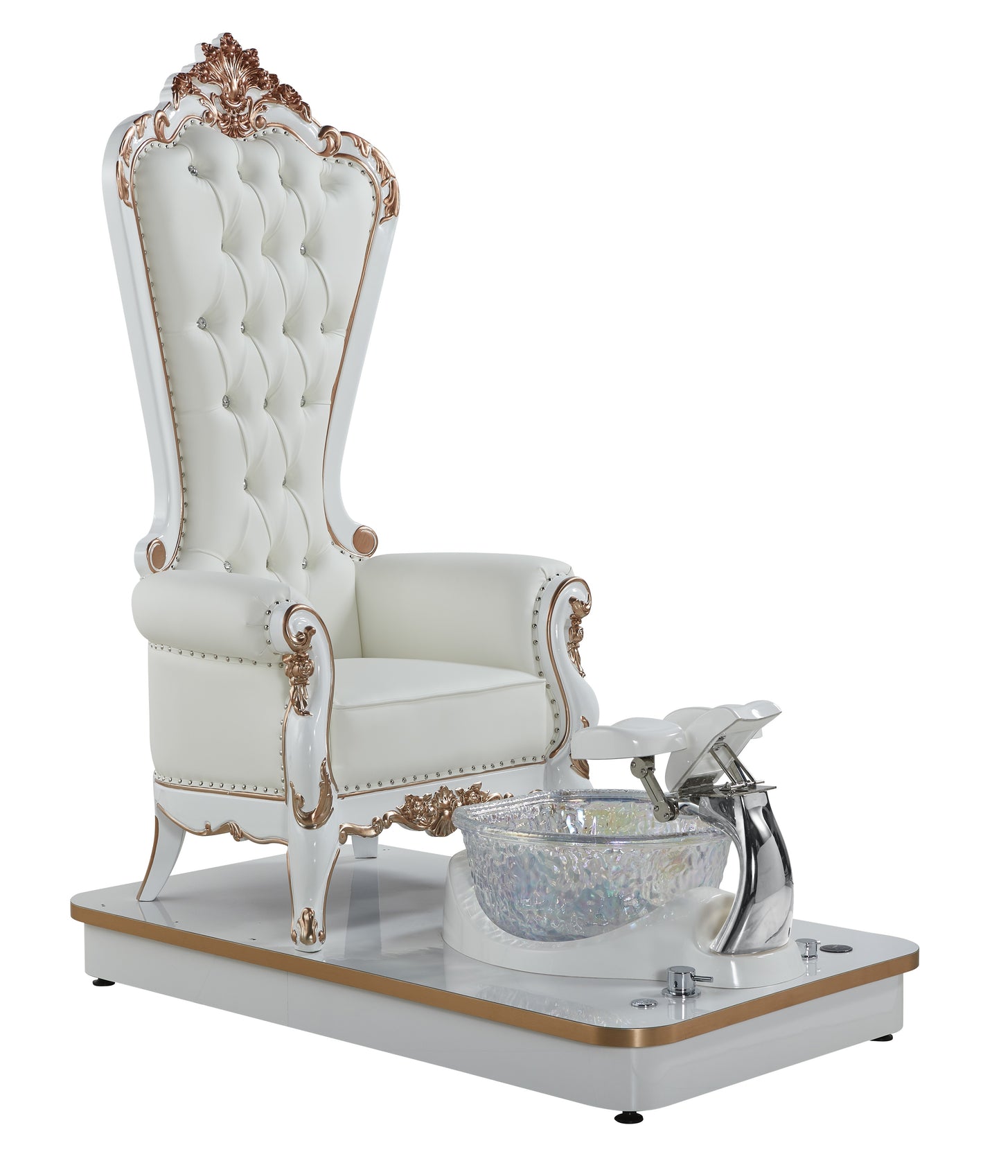 Monarch White Pedicure Spa Chair
