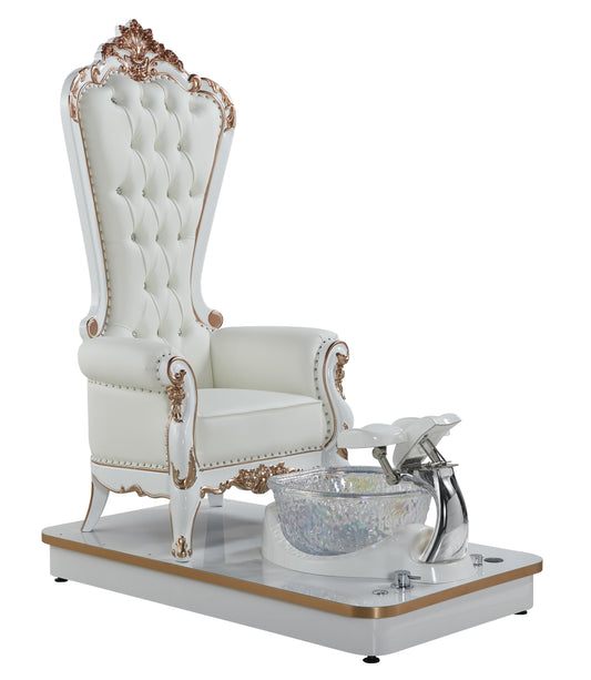 Monarch White Pedicure Spa Chair