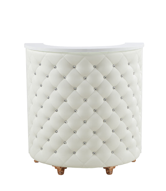 White Reception Desk