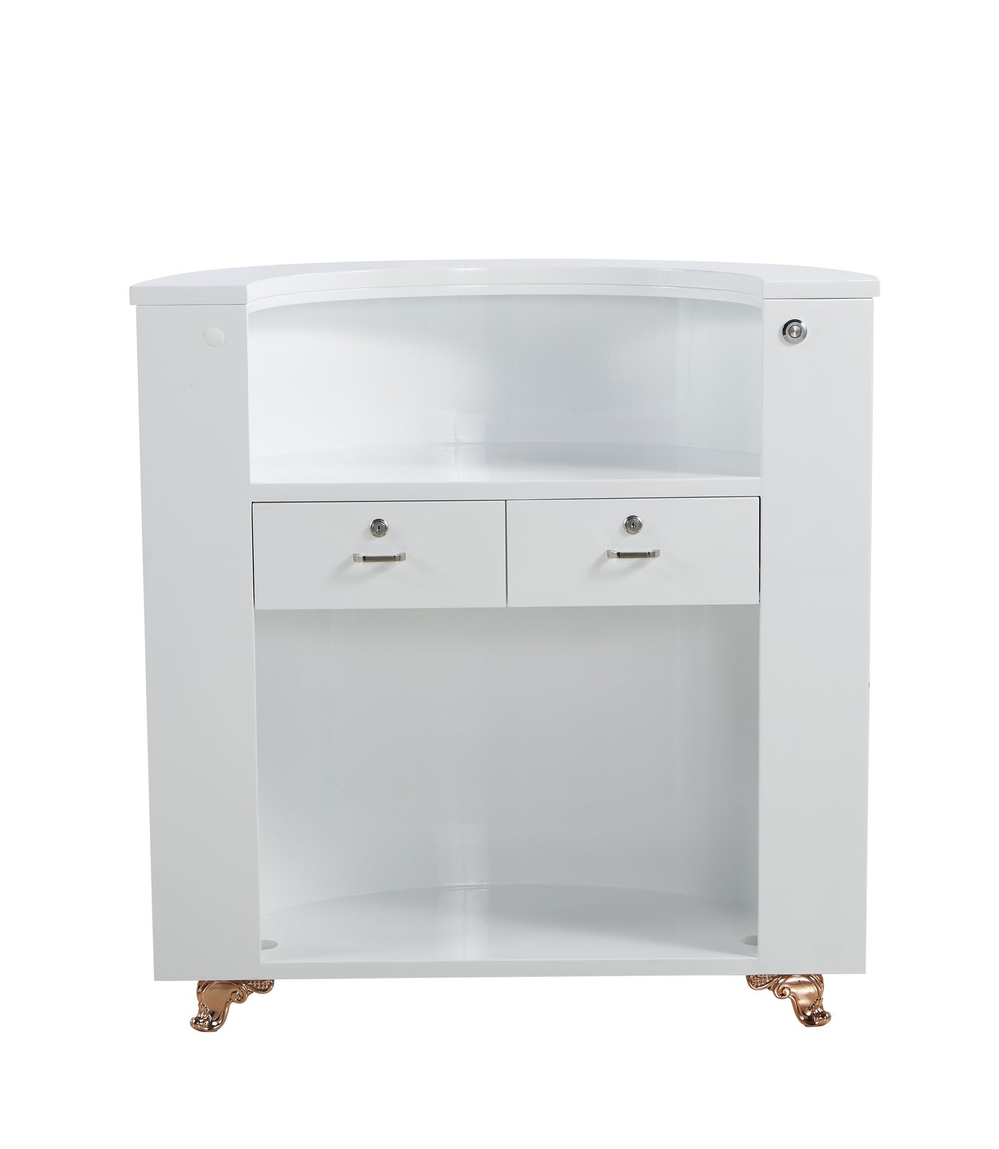 White Reception Desk