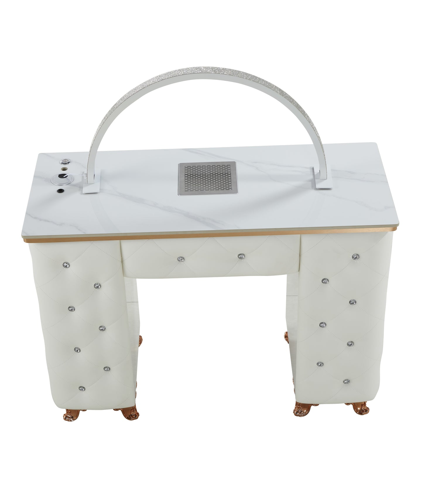 Half Moon Rhinestone LED lights for Manicure Table Nail Station