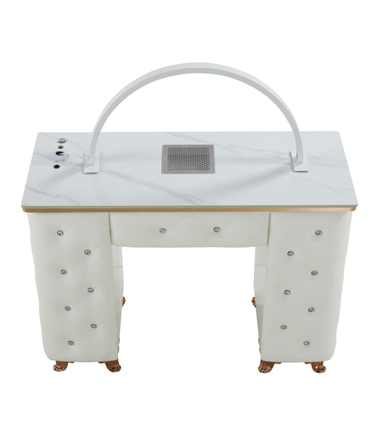 Half Moon White LED lights for Manicure Table Nail Station